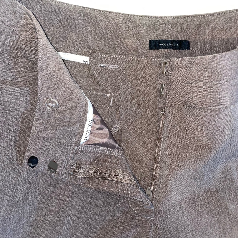 Brown/taupe Worthington trouser - Picture 4 of 4